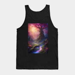 To The Tree of Life in a Fantasy World Tank Top